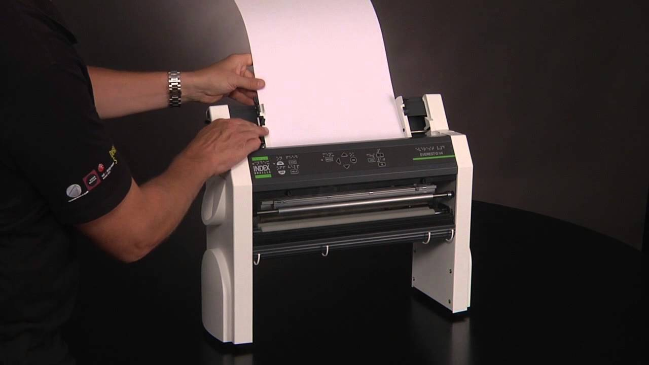 Braille Printer Usage